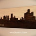 Your custom city skyline - gift for mom, gift for dad, gift for woman, gift for man, gift for retirement, idea for him, idea for her