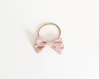 Medium sailor bow - Dusty rose