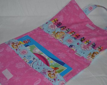 Coloring book travel bag