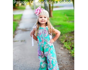 Pillowcase Romper Pattern preemie through 10 girls w. ruffles 3 leg lengths Instant PDF