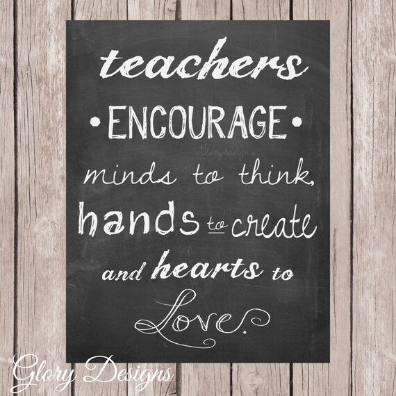 Teacher Appreciation gift Teacher quote Teacher printable