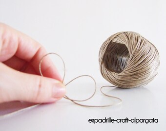 hemp thread - n8 - to sew espadrilles - 80 mt