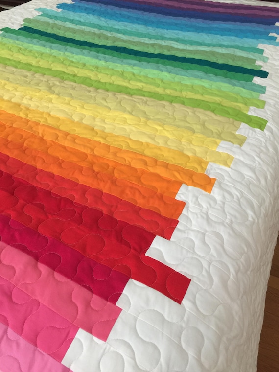 Line Art Quilt Pattern Holly Hickman : Quilt line art abstract twin made to order