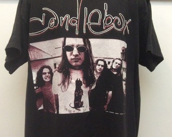 Vtg 1993 Candlebox T-Shirt Black XL 90s Grunge Alternative Rock