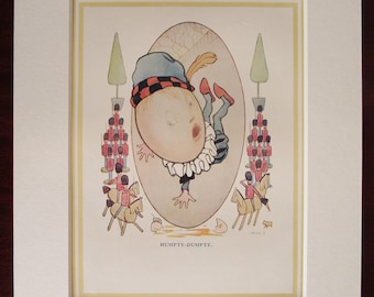 Original 1930's Edition 'Mother Goose Nursery Rhymes'