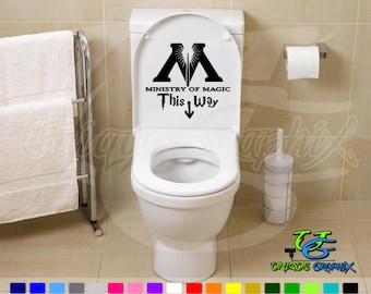 Harry Potter Inspired Ministry of Magic This Way Decal