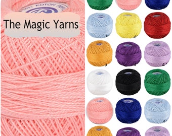 Crochet thread-Size 5,Cotton pearl, tatting cotton thread, irish crochet, mercerised cotton thread, pearl cotton thread,handgard, embrodery