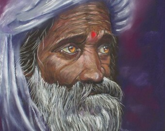 The wise person carried pastel