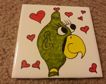 Mosaic Tile Crazy PARROT BIRD Ceramic Mosaic Tiles Mosaic Supplies Mosaic Pieces