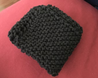 ONE knitted 100% cotton dishcloth/washcloth