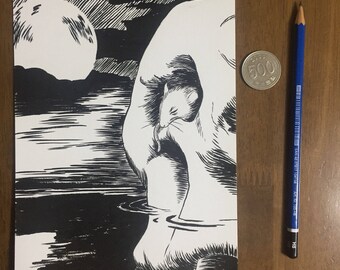Sleeping Giant - Original Drawing