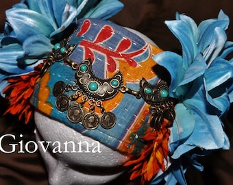 ATS Tribal Fusion Belly Dance Headpiece, Giovanna