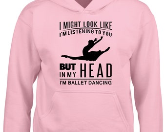 I Might Look Like Ballet Children's Hoodie