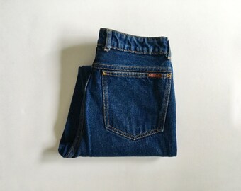 Vintage Women's 80's Sasson Jeans, High Waisted, Blue, Denim (XS)