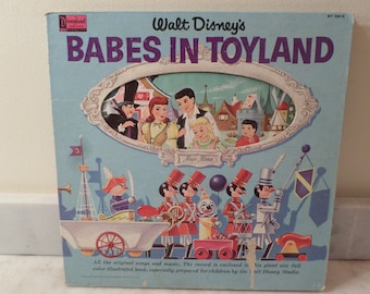 Vintage 1961 Vinyl LP Children's Record Babes In Toyland Walt Disney Disneyland Very Good Condition 14293