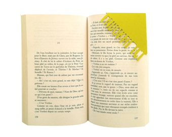Bookmark - paper cut - corner bookmark - asleep here - stationery