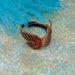 ANTIQUE COPPER Ring ~ Wrapped Sparrow Bird Ring ~ Boho Gypsy Statement Ring (RB-2)