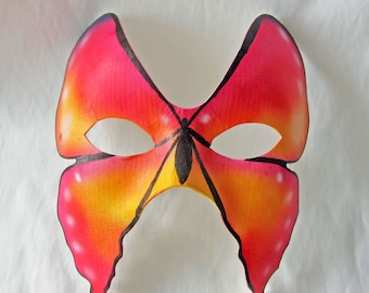 Tequila Sunrise Butterfly Mask