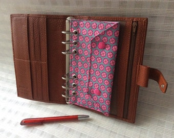 Calendar size A5 Fitting sewn for Filofax, Kikki K etc.
