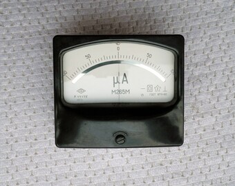Vintage ammeter 0-100 mA