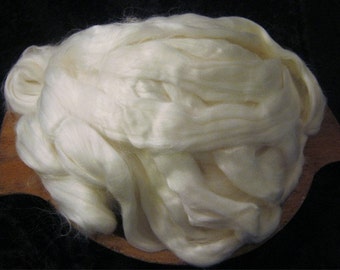 Bamboo Rayon Top Roving White - 2 Ounces
