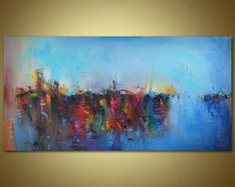 Large Abstract Painting, Contemporary Painting, Large Landscape Painting, Canvas Art, Original Abstract Painting, Abstract Painting Original