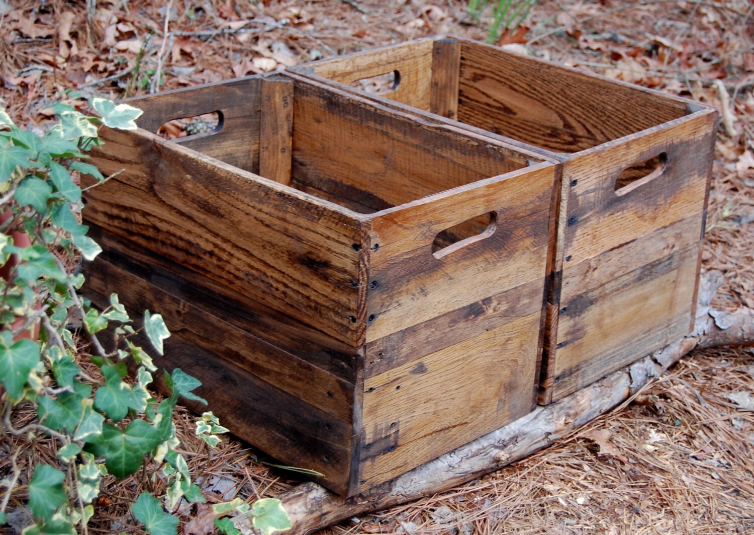 Wooden Crates Reclaimed Wood Apple Rustic Crate Wooden Crates Reclaimed Wood Apple Rustic Crate