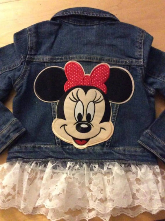 Minnie Mouse Jean jacket-2T girls jacket-Baby Girl Denim-4T