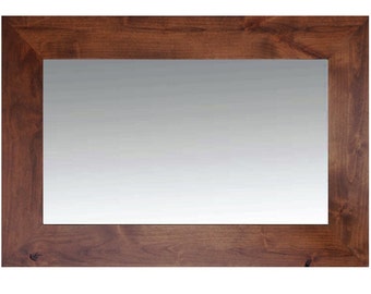Stained Alderwood Mirror - Santa Fe