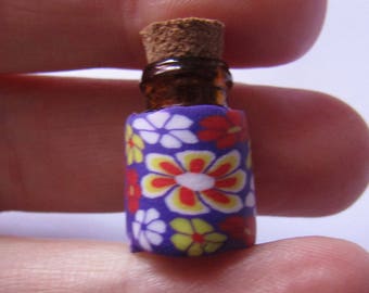 various colors flask glass 23mmx13mm polymer
