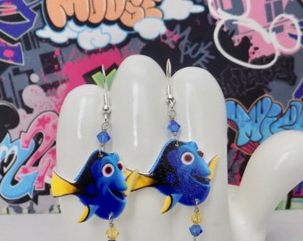 Finding Dory the Blue Tang Dangle Earrings