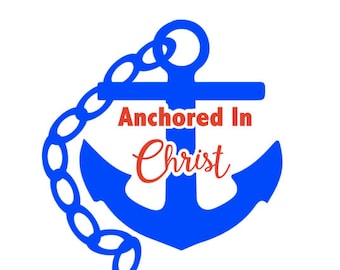 Anchored in christ | Etsy