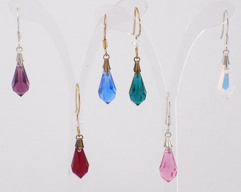 Droplets Earrings with Swarovski Crystal