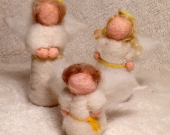 Kit: Needle Felted Nativity.... Angels