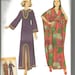 Simplicity 8505 size small - large new uncut womans caftan vintage reproduction