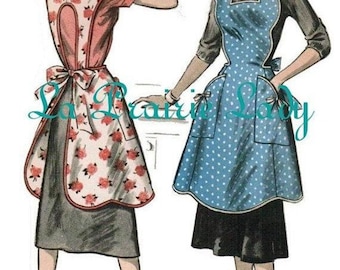 Vintage Full Apron 50's PDF Pattern No 22 Available in M-L-XL