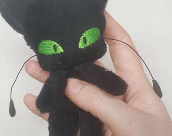 Miraculous Ladybug Plagg Plush - MADE TO ORDER