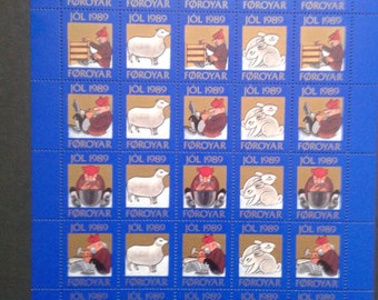ICELAND ~~ GLEDILIG JOL ~~ 1989