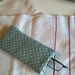 Duck Egg Polka Dot Linen Glasses Case