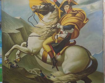 Napoleon Bonaparte painting oil painting on canvas 48"X80"