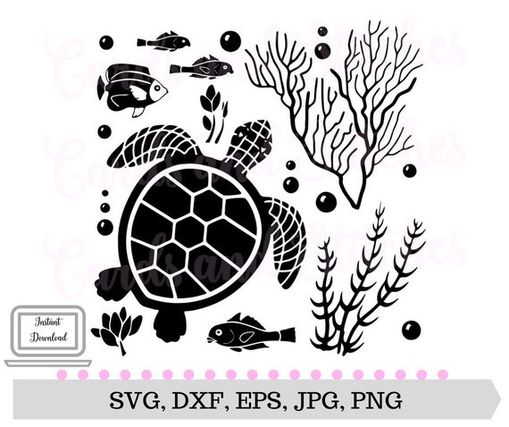 Download Sea Life SVG Turtle SVG Sea Life Silhouette SVG