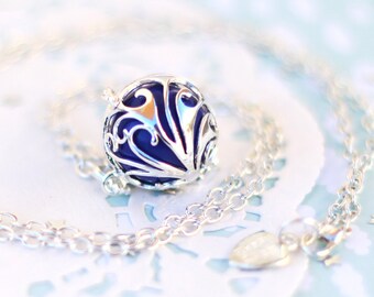Maternity necklace, Angel caller necklace WAVES model necklace, pregnancy sound harmony ball, ethnic indian mexican bola