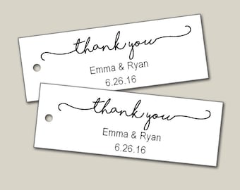 Personalized Tags, Custom Tags, Thank You Tags, Personalized Tags, Wedding Tags, Product Tags, Gift Tags, Personalized Tags - Set of 25