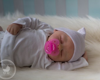 Opened Mouth Reborn baby girl or boy | OOAK Hand Painted Doll | made to order