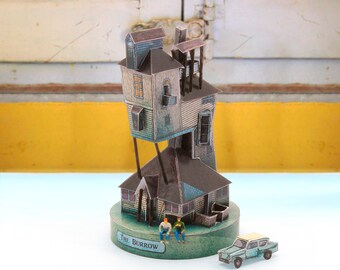 THE BURROW PAPERCRAFT - Cut & Assemble Paper Model Kit