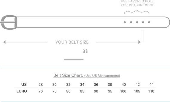 Versace Belt Size Chart