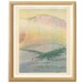 Last Gleam, Corsica, Pastel Landscape, 1928, Vintage Print (5) from an Etching by William Giles, Photogravure