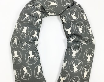 Cooling Heating Neck Wrap, Microwave Corn Neck Wrap, Antlers, Corn Bag