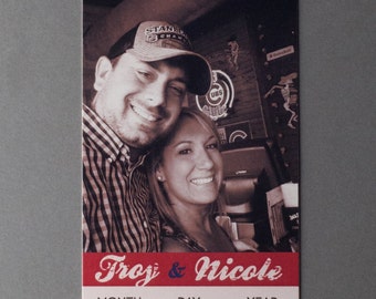Printable Sports-Themed Ticket Save the Date