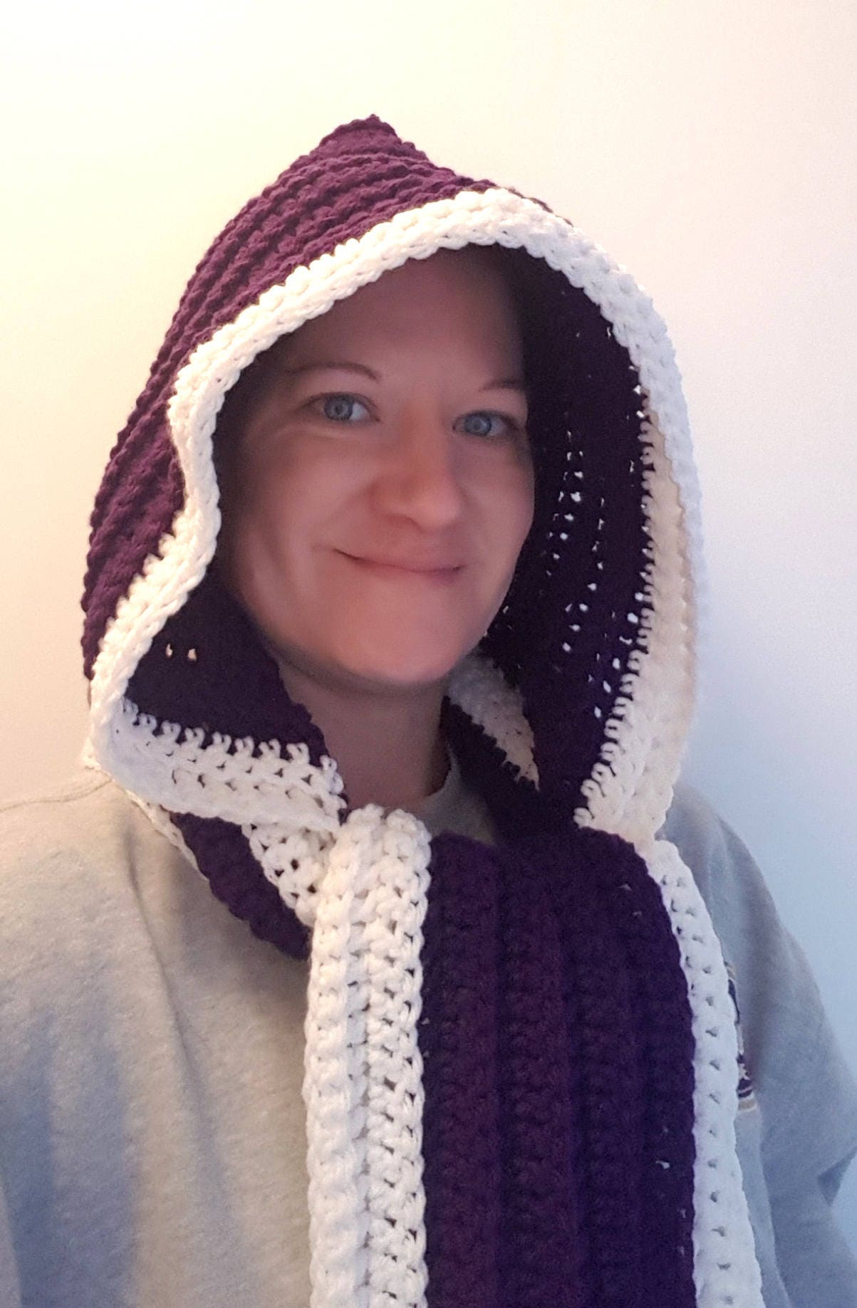Crochet Hooded Scarf Pattern Interesting Design Crochet Hooded Scarf Pattern Interesting Design